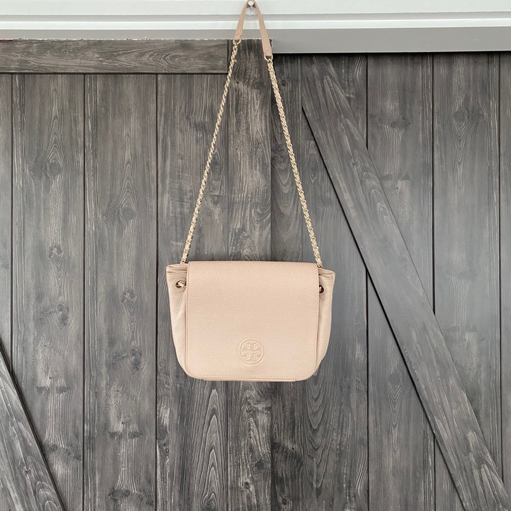 Tory Burch cream/light pink cross body